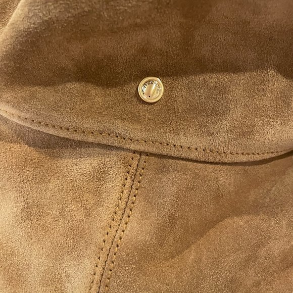 Rag & Bone Nando Suede Bucket Hat Cloche NWT Golden Brown $195 - Picture 2 of 5